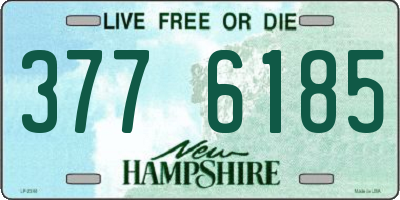 NH license plate 3776185