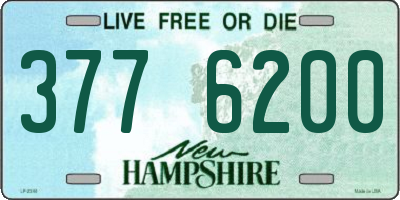 NH license plate 3776200