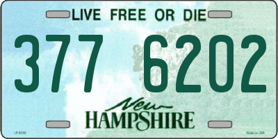 NH license plate 3776202