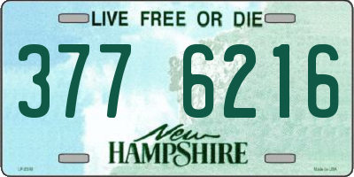 NH license plate 3776216