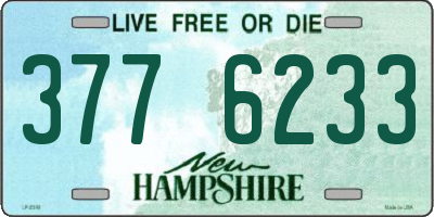 NH license plate 3776233