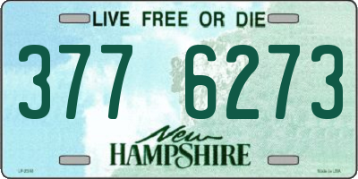 NH license plate 3776273