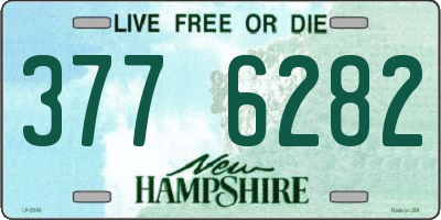 NH license plate 3776282