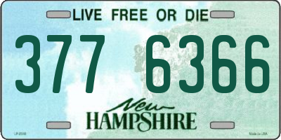 NH license plate 3776366
