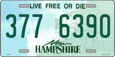 NH license plate 3776390