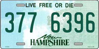 NH license plate 3776396