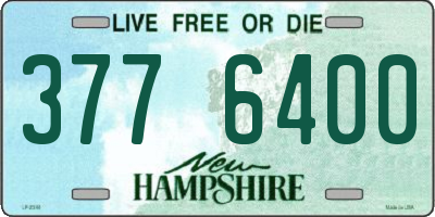 NH license plate 3776400