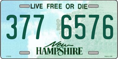 NH license plate 3776576