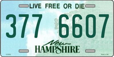 NH license plate 3776607
