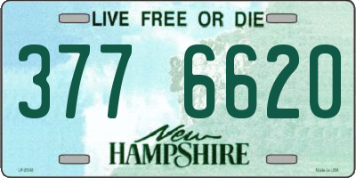 NH license plate 3776620