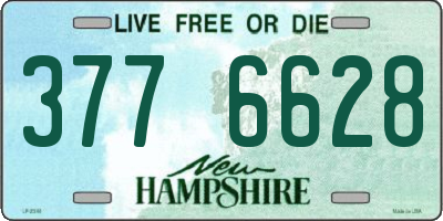 NH license plate 3776628