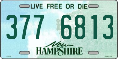 NH license plate 3776813