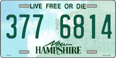NH license plate 3776814