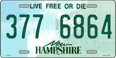 NH license plate 3776864