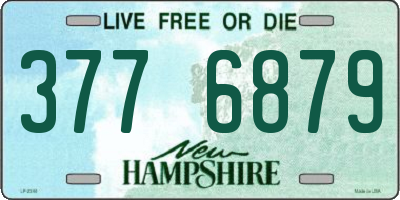 NH license plate 3776879