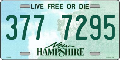 NH license plate 3777295