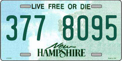 NH license plate 3778095