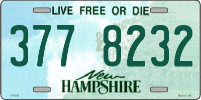 NH license plate 3778232