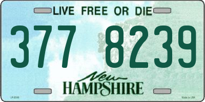 NH license plate 3778239