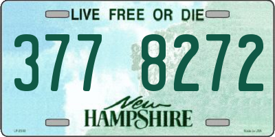 NH license plate 3778272
