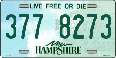 NH license plate 3778273