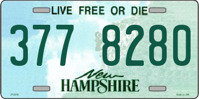 NH license plate 3778280