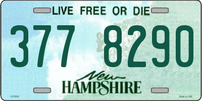 NH license plate 3778290