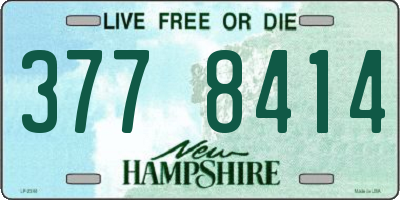 NH license plate 3778414