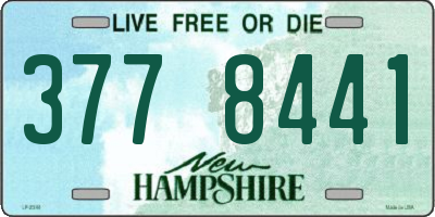 NH license plate 3778441