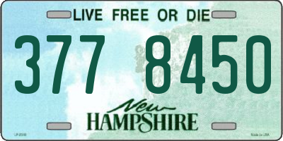 NH license plate 3778450