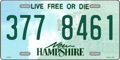 NH license plate 3778461