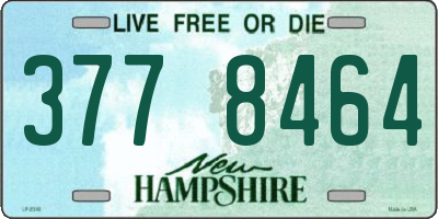 NH license plate 3778464