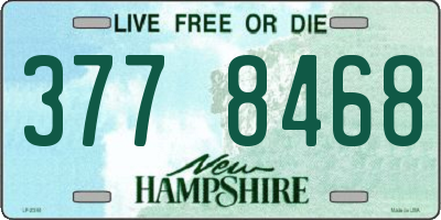NH license plate 3778468