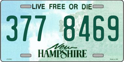 NH license plate 3778469