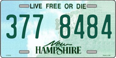 NH license plate 3778484