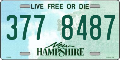 NH license plate 3778487