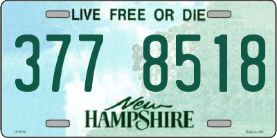 NH license plate 3778518
