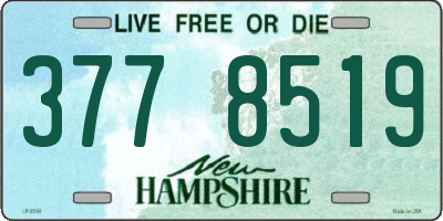 NH license plate 3778519