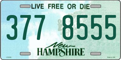 NH license plate 3778555