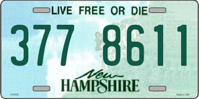 NH license plate 3778611