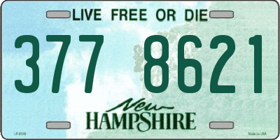 NH license plate 3778621