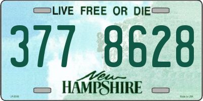 NH license plate 3778628