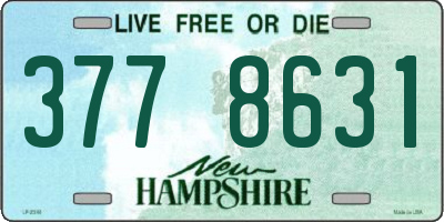 NH license plate 3778631