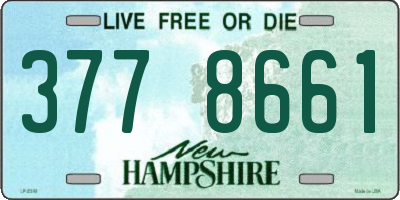 NH license plate 3778661