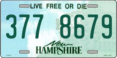 NH license plate 3778679