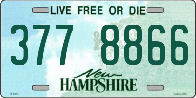 NH license plate 3778866