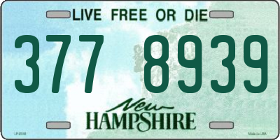 NH license plate 3778939