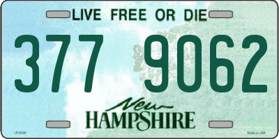 NH license plate 3779062