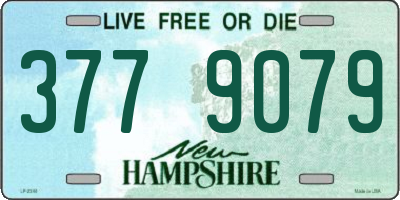 NH license plate 3779079