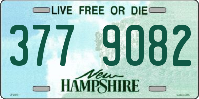 NH license plate 3779082